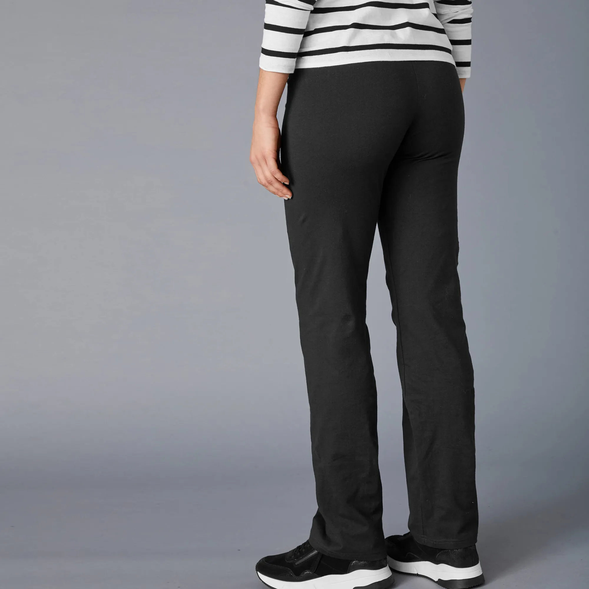 Legging|Broek<Blancheporte Rechte broek in biokateon zwart