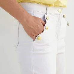 Broek<Blancheporte Rechte broek in 7/8-model ecru