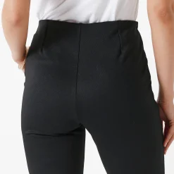 Broek<Blancheporte Rechte broek met platte buik-effect, tricot zwart