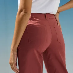 Broek<Blancheporte Rechte 7/8-broek met stretch terracotta