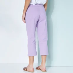 Broek<Blancheporte Rechte 7/8-broek met stretch parma