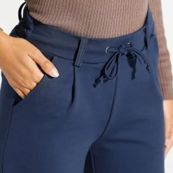 Broek<Blancheporte Rechte broek, milanotricot marine