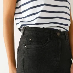 Jeans<Blancheporte Rechte cargobroek zwart