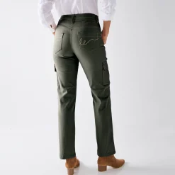 Jeans<Blancheporte Rechte cargojeans kaki