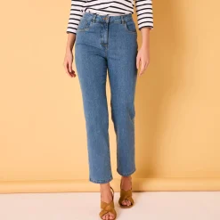 Jeans<Blancheporte Rechte jeans met 5 zakken bleached