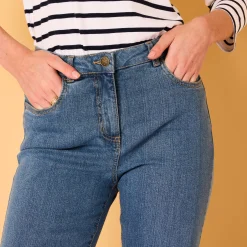 Jeans<Blancheporte Rechte jeans met 5 zakken bleached