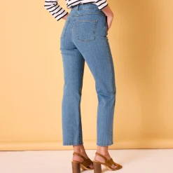 Jeans<Blancheporte Rechte jeans met 5 zakken bleached