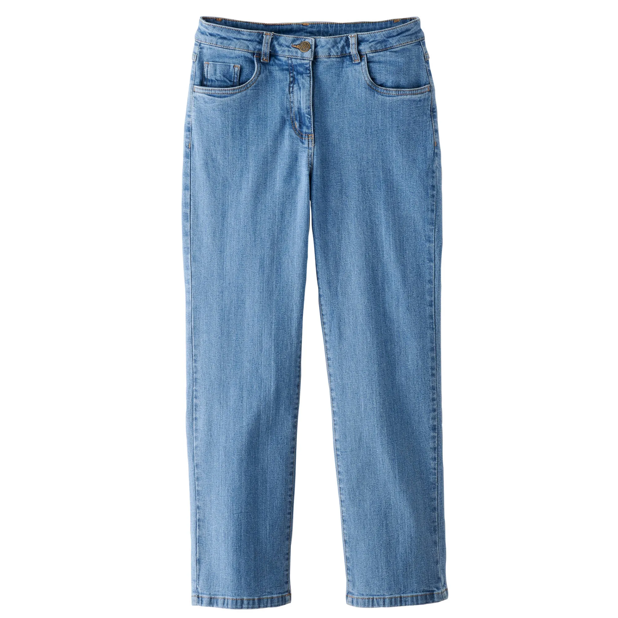 Jeans<Blancheporte Rechte jeans met 5 zakken bleached