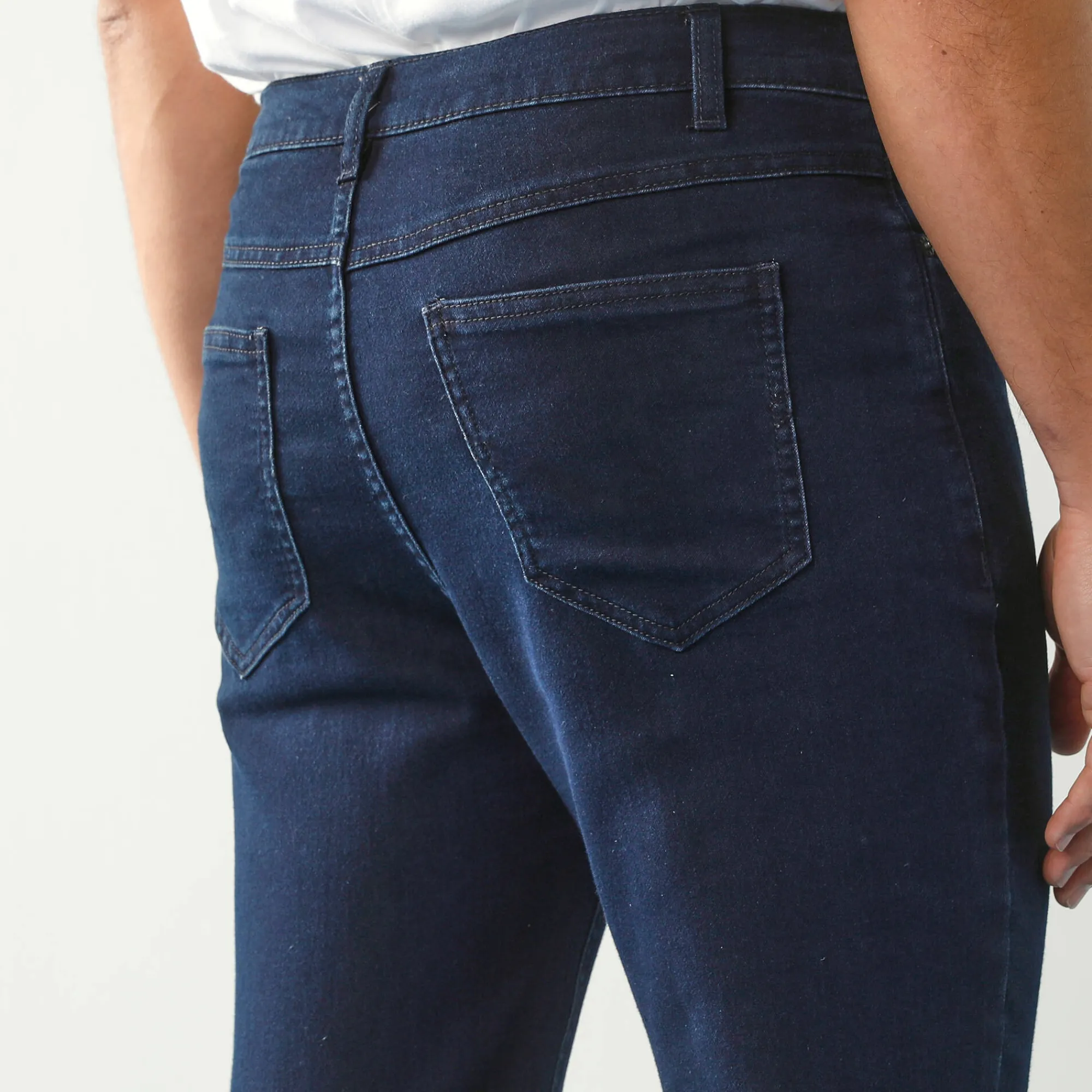 Jeans<Blancheporte Rechte jeans met 5 zakken, ultrastretch denim - L30 dark blue