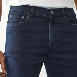Jeans<Blancheporte Rechte jeans met 5 zakken, ultrastretch denim - L28 dark blue