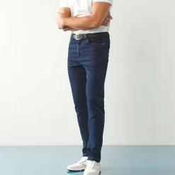 Jeans<Blancheporte Rechte jeans met 5 zakken, ultrastretch denim - L28 dark blue