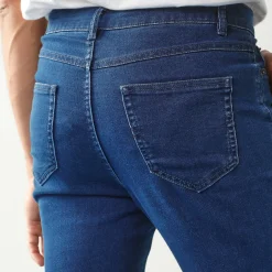 Jeans<Blancheporte Rechte jeans met 5 zakken, ultrastretch denim - L28 stone