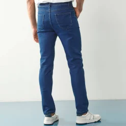 Jeans<Blancheporte Rechte jeans met 5 zakken, ultrastretch denim - L30 stone