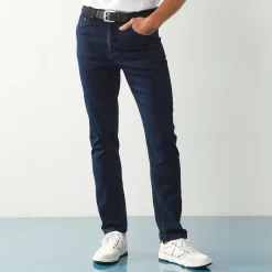 Jeans<Blancheporte Rechte jeans met 5 zakken, ultrastretch denim - L32 dark blue