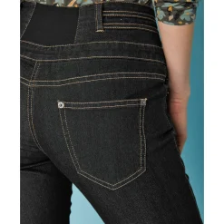 Jeans|Broek<Blancheporte Rechte jeans met hoge taille - kleine lengte black