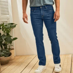 Jeans<Blancheporte Rechte stretchjeans, afgerond onder de buik - binnenpijplengte 72 cm raw