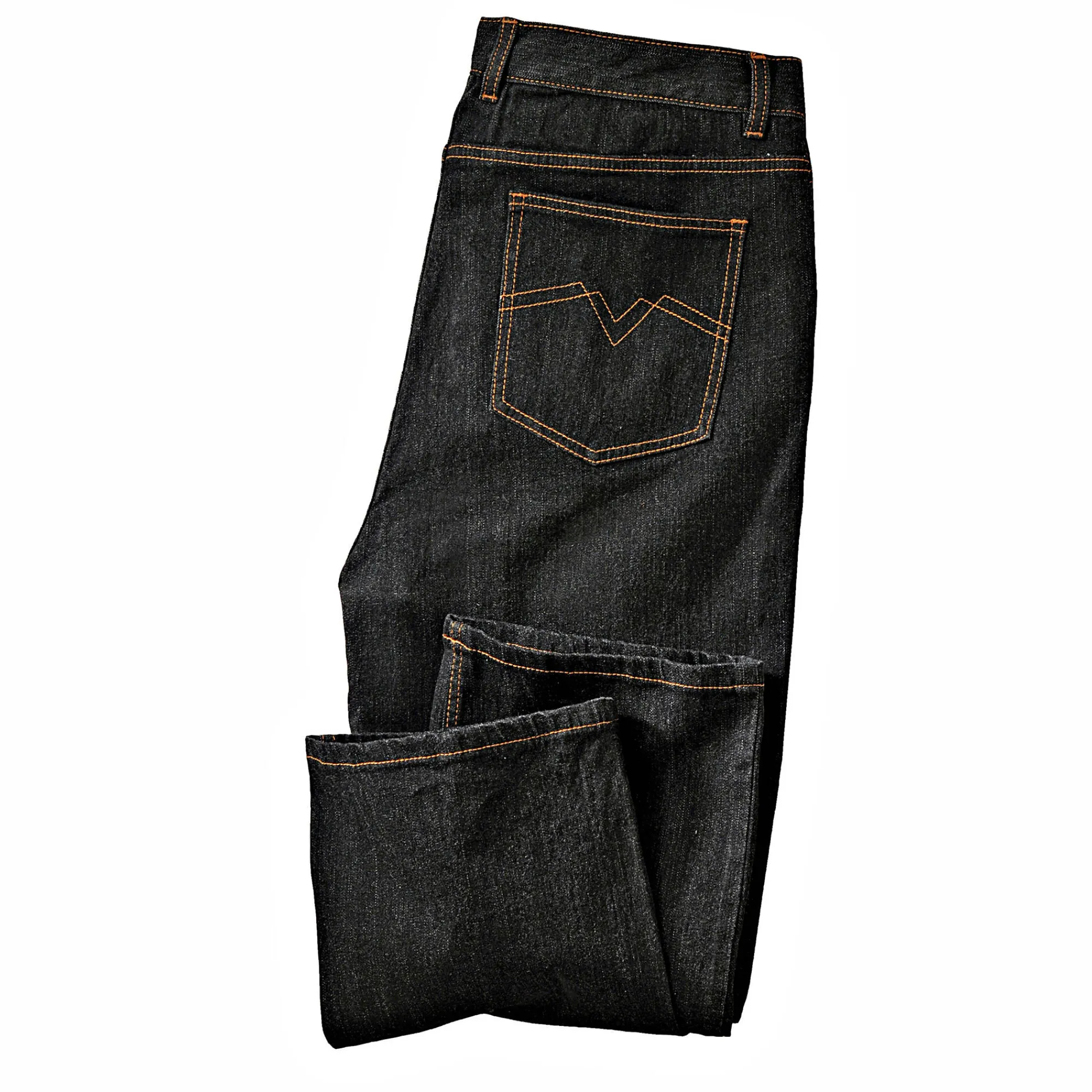 Jeans<Blancheporte Rechte stretchjeans, afgerond onder de buik - binnenpijplengte 72 cm black