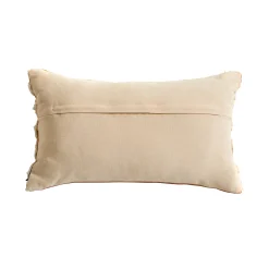 Kussen<Blancheporte Rechthoekig kussen met tijgerborduursel terracotta