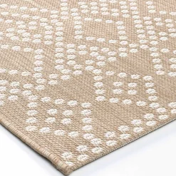 Tapijt<Blancheporte Rechthoekig tapijt, grafische stijl naturel