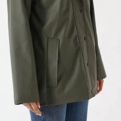 Parka En Donsjas<Blancheporte Regenjas in toile cirée van gerecycleerd polyester(**) kaki
