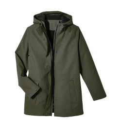 Parka En Donsjas<Blancheporte Regenjas in toile cirée van gerecycleerd polyester(**) kaki