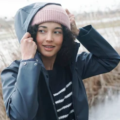 Parka En Donsjas<Blancheporte Regenjas in toile cirée van gerecycleerd polyester(**) marine