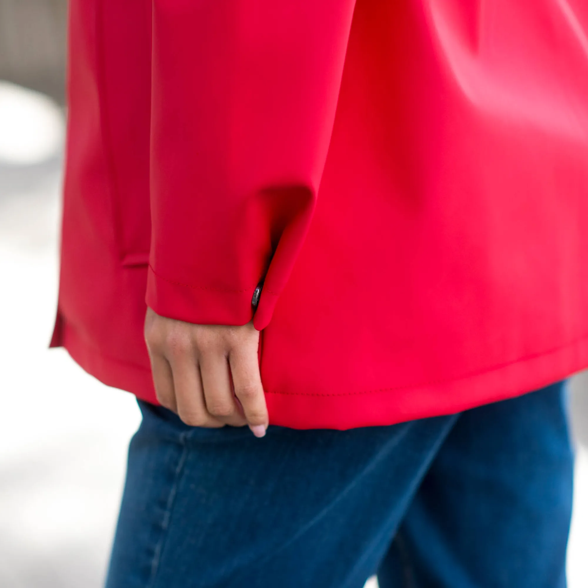 Parka En Donsjas<Blancheporte Regenjas in toile cirée van gerecycleerd polyester(**) rood