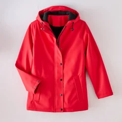 Parka En Donsjas<Blancheporte Regenjas in toile cirée van gerecycleerd polyester(**) rood