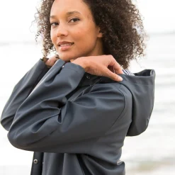 Jas En Mantel<Blancheporte Regenjas met kap marine