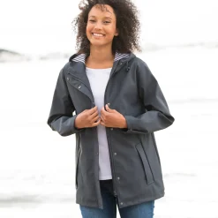 Jas En Mantel<Blancheporte Regenjas met kap marine