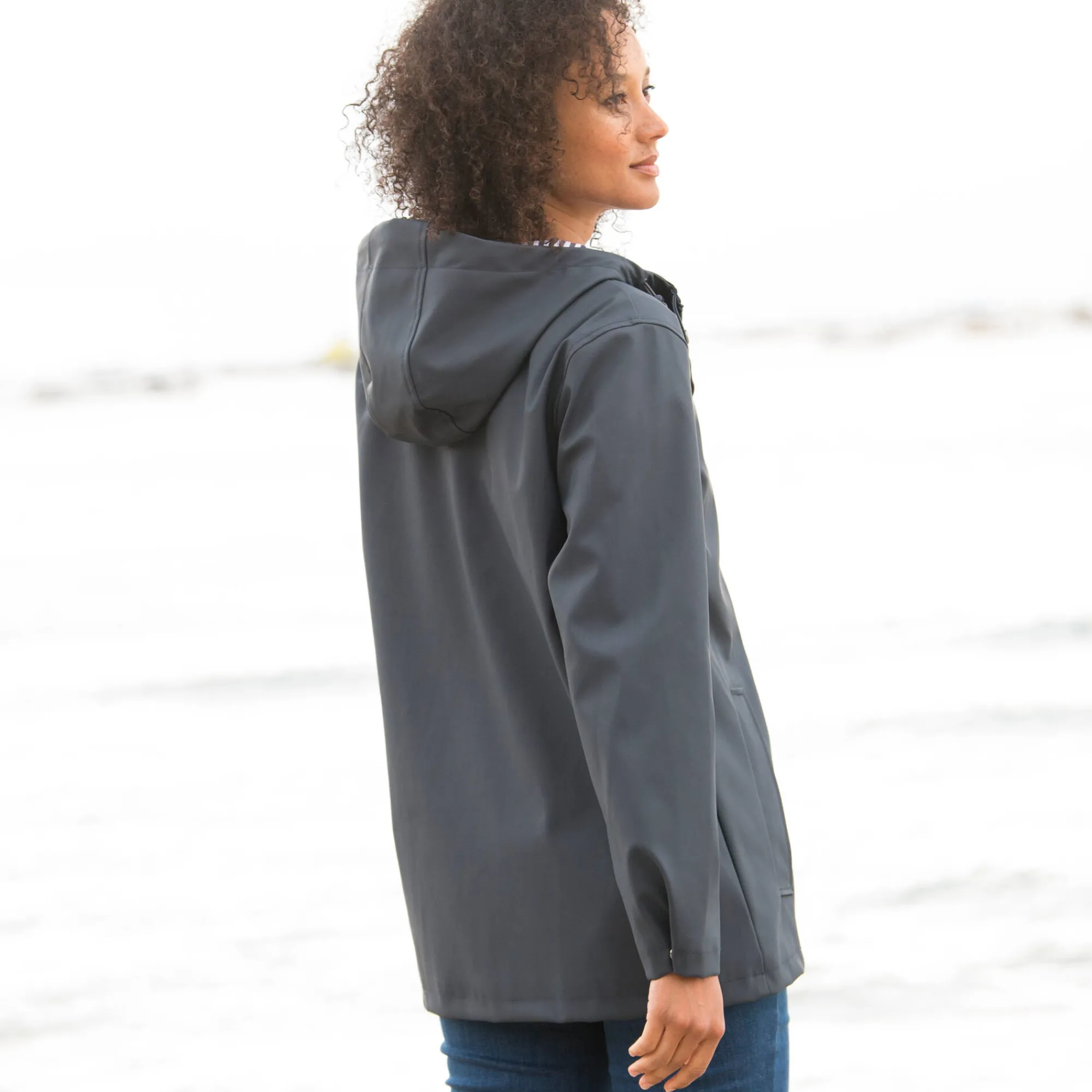 Jas En Mantel<Blancheporte Regenjas met kap marine