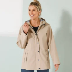 Jas En Mantel<Blancheporte Regenjas met kap beige