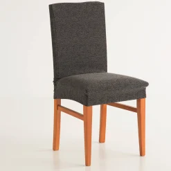 Stoelhoes<Blancheporte Rekbare chiné stoelhoes in jacquard grijs