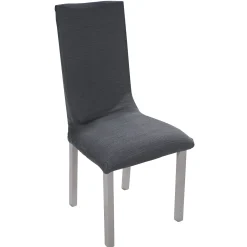 Stoelhoes<Blancheporte Rekbare, effen stoelhoes - integrale hoes of enkel zitting grijs