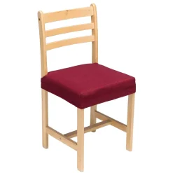 Stoelhoes<Blancheporte Rekbare, effen stoelhoes - integrale hoes of enkel zitting bordeaux