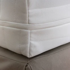 Matrasbeschermer<Blancheporte Rekbare, gematelasseerde hoes, luxe matrasvernieuwer wit