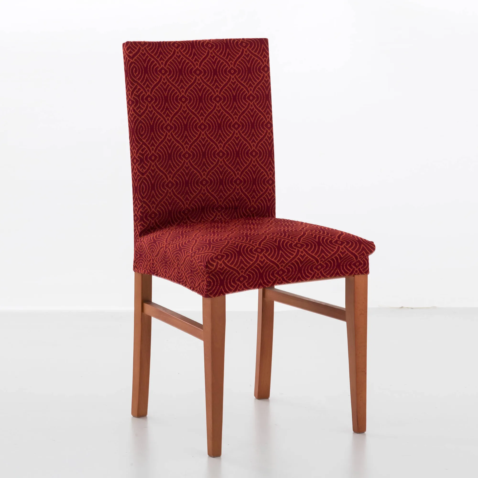 Stoelhoes<Blancheporte Rekbare stoelhoes Gemma terracotta