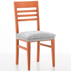 Stoelhoes<Blancheporte Rekbare stoelhoes met jacquardmotief - set van 2 lichtgrijs
