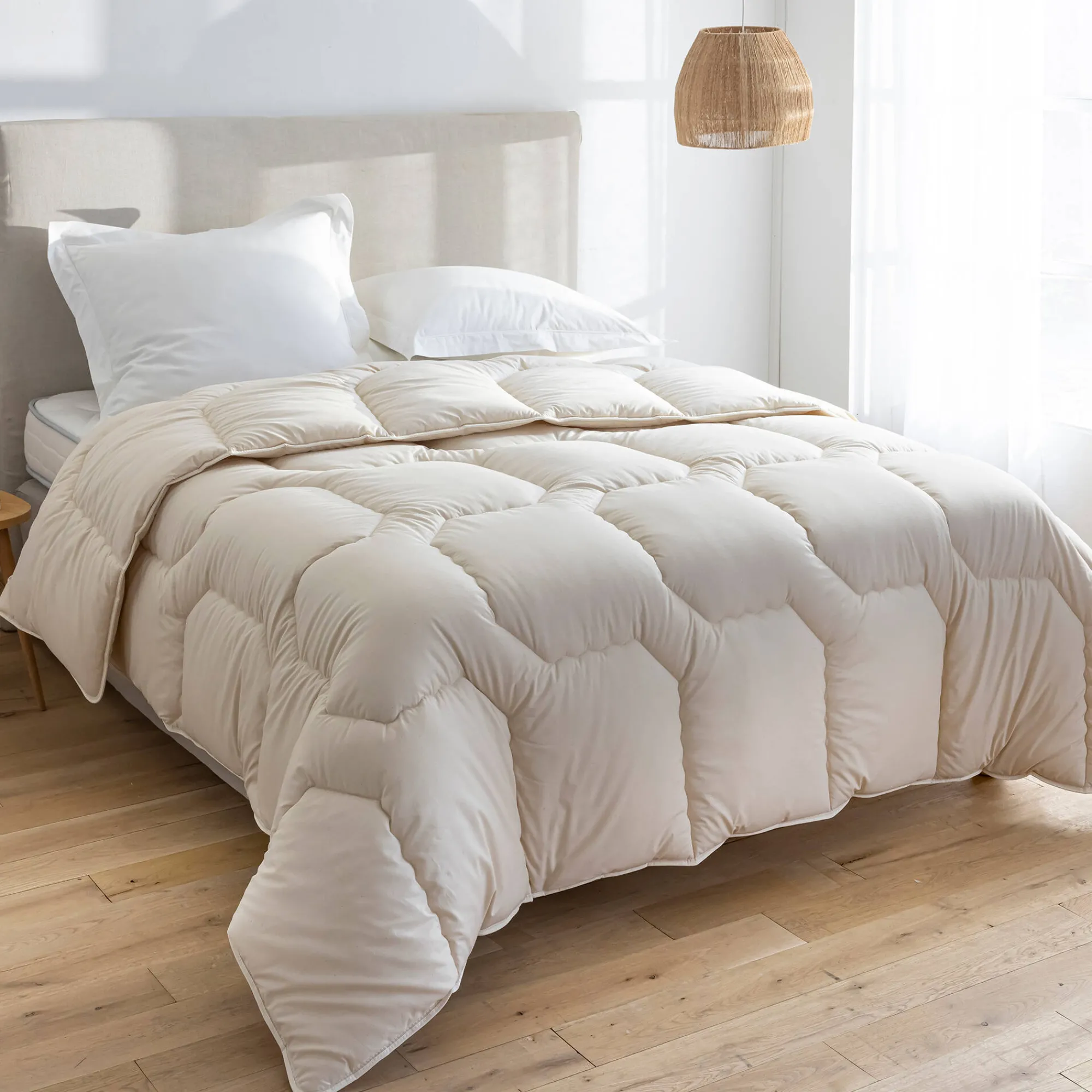 Dekbed<Blancheporte Relax dekbed in katoen en hennep 350g/m² naturel