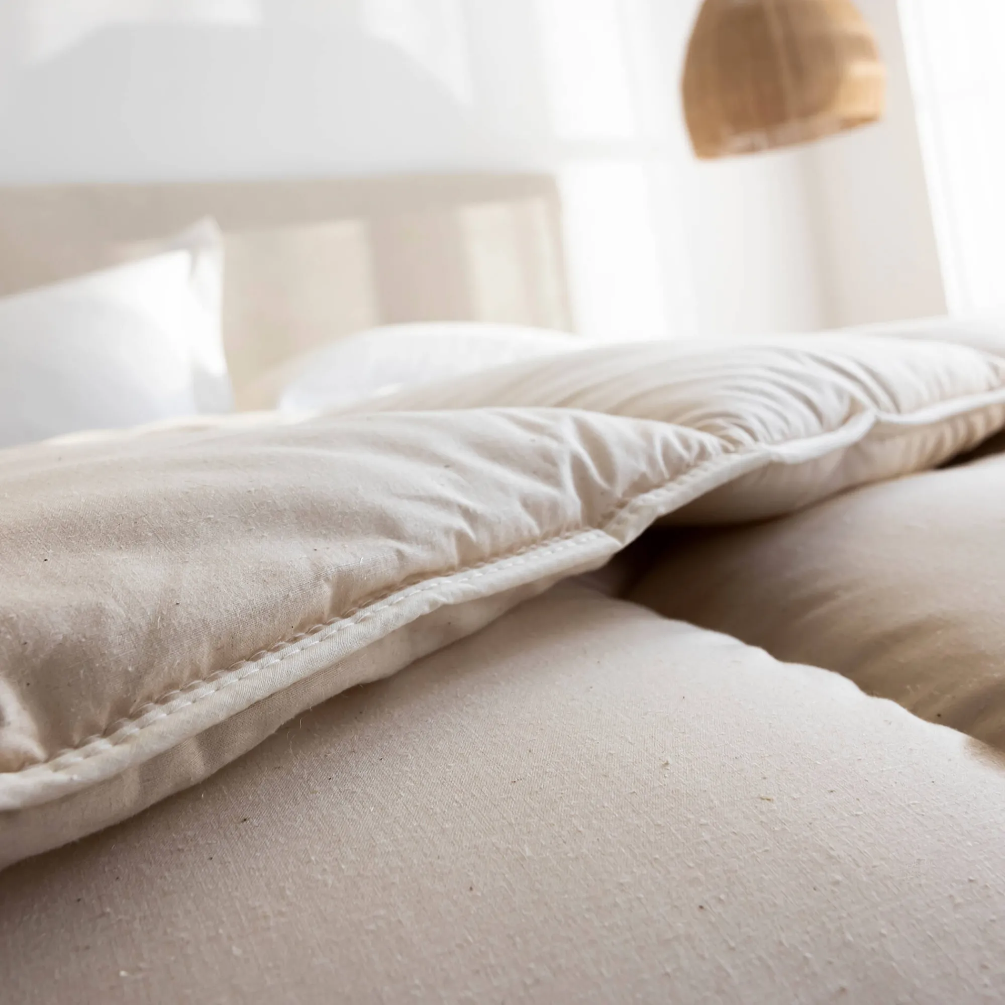 Dekbed<Blancheporte Relax dekbed in katoen en hennep 350g/m² naturel