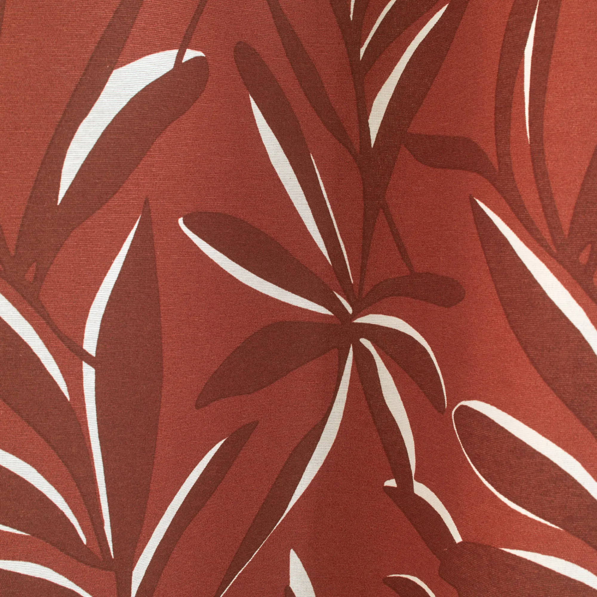 Gordijn, Glasgordijn & Store<Blancheporte Rideau imprimé feuillage terracotta