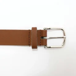 Accessoires<Blancheporte Riem in plantaardig gelooid splitleer karamel
