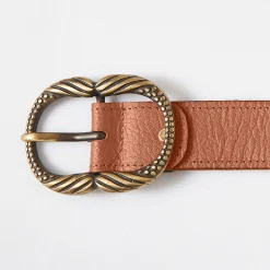 Sieraden En Feestaccessoires|Accessoires En Juwelen<Blancheporte Riem met goudkleurige gesp karamel