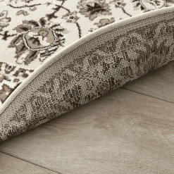 Tapijt<Blancheporte Rond tapijt met Perzisch motief beige