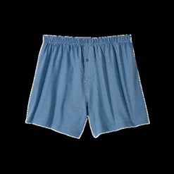 Ondergoed<Blancheporte Ruime, open en effen boxershort - set van 4 steenrood + celadon + grijs