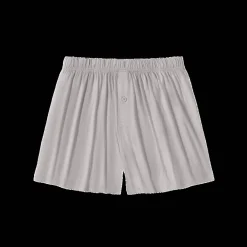 Ondergoed<Blancheporte Ruime, open en effen boxershort - set van 4 zwart + grijs