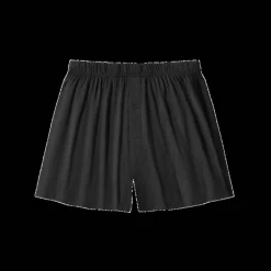Ondergoed<Blancheporte Ruime, open en effen boxershort - set van 4 zwart + grijs