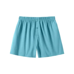 Ondergoed<Blancheporte Ruime, open en effen boxershort - set van 4 grijs + marine + TURKOOIS