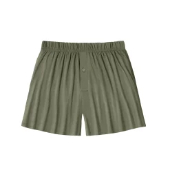 Ondergoed<Blancheporte Ruime, open en effen boxershort - set van 4 kaki + grijs + zwart