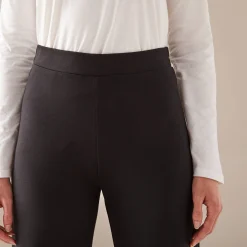 Broek<Blancheporte Ruime, rechte broek, milanotricot zwart